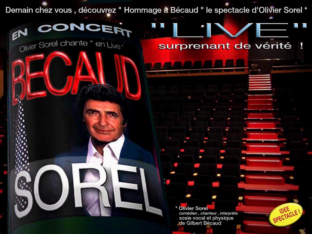 Olivier Sorel Chante En Live Gilbert Bécaud