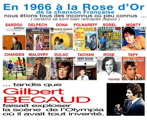 La Rose D'Or Avec Les Amis En 1966